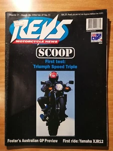 Revs Motorcycle News - March 17-30, 1994 Vol.27 No. 11 - Picture 1 of 5