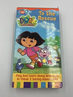 Nick Jr Dora the Explorer Dora To The Rescue VHS 2001 Video Tape Nickelodeon - Image 1 of 4