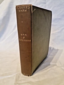 Man and Superman by Bernard Shaw 1919 1st Edition, 13th Impression Vintage Book - Picture 1 of 13