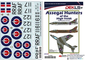 1/32 Decals-Hawker Hunter-Assegai Hunters of the High Veldt (RRhAF)- DEKL's II - Picture 1 of 6