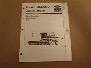 New Holland 971 Rigid Cutter Bar Grain Head Assembly Manual - Picture 1 of 4