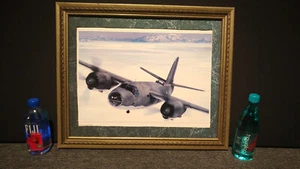 B-26 Martin Marauder Bomber Framed Print Vintage Antique 22x18 - Picture 1 of 4