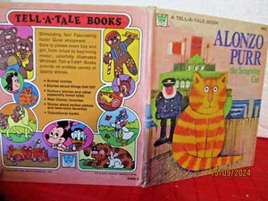 Tell-A-Tale Book ALONZO PURR THE SEAGOING CAT Whitman VINTAGE HC 1974 rare - Picture 1 of 5