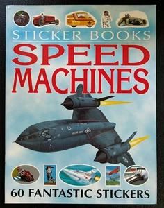Speed Machines Sticker Book - 60 Stickers - Cardstock - New - Picture 1 of 1