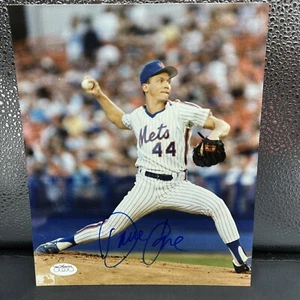 David Cone NY Mets Signed 8x10 Photo JSA - Picture 1 of 1