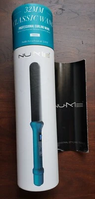 NuMe Classic Curling Wand Turquoise 32mm - Image 1 of 4