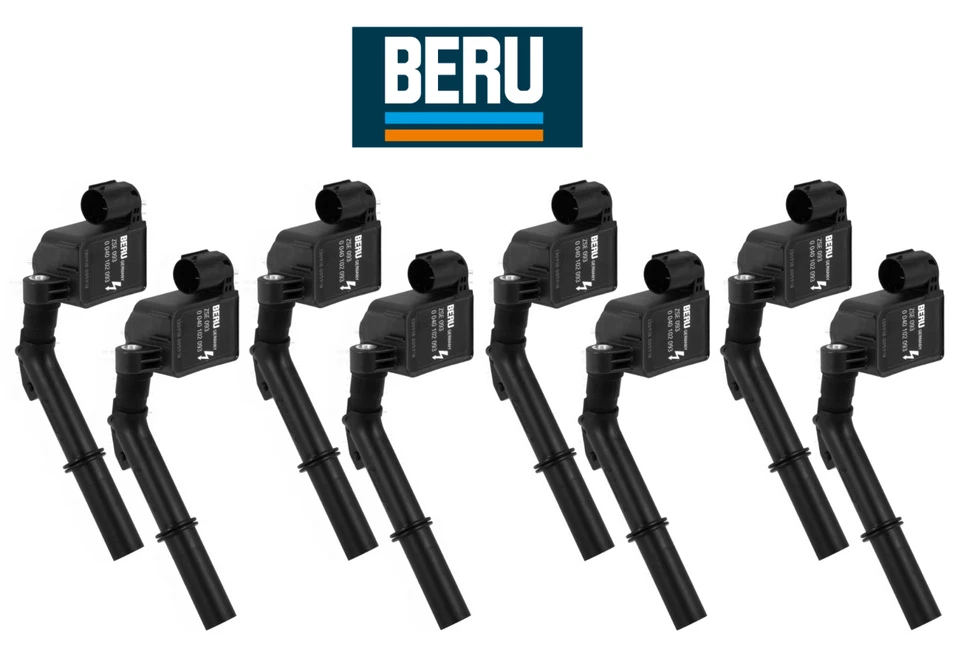 OEM Beru Ignition Coil (8pcs) OEM Original for Mercedes V8 4.7L / 5.5L 11-20 - Image 1 of 1