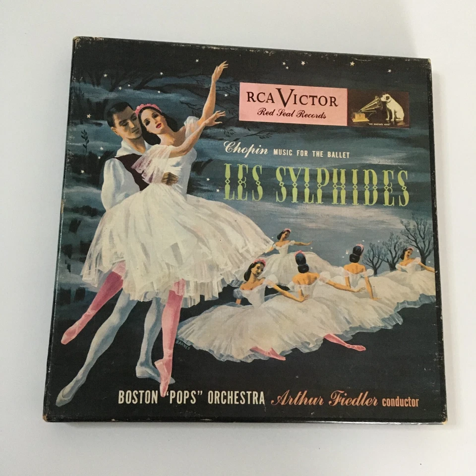 RCA Red Seal Records Chopin Les Sylphides Red Vinyl 45 RPM 3 Records Set Collect Foto 1 de 4
