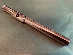 New PEARL Flute Head Joint -BREZZA in Silver Plate w/STERLING SILVER LIP PLATE - Picture 1 of 6