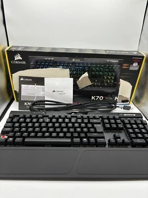 Corsair K70 RGB MK.2 Mechanische Gaming-Tastatur - Cherry MX Red Switches - BESC - Bild 1 von 4