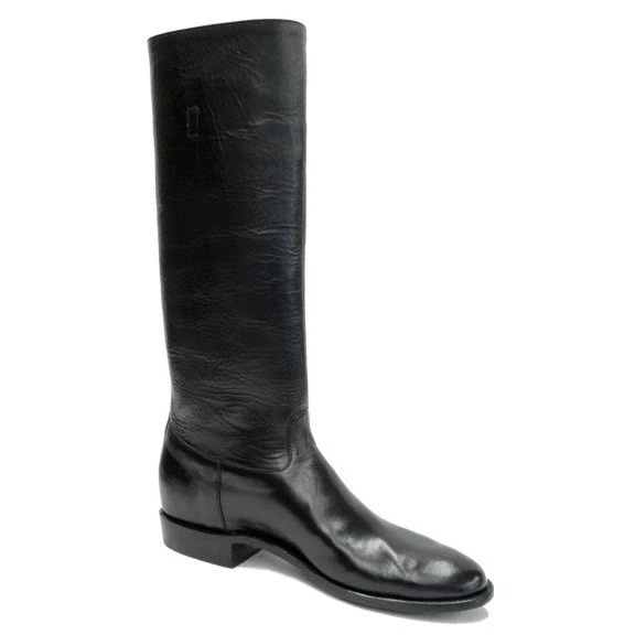 Botas masculinas de couro bovino preto Han Solo Star Wars tamanho 12 - Imagem 1 de 1