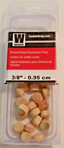 (25 piezas) Tapones para tornillos de cabeza redonda Waddell de 3/8" - Imagen 1 de 3