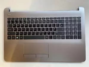 HP 255 G6 250 G6 Silver 929904-031 English UK Keyboard Palmrest STICKER NEW - Picture 1 of 3