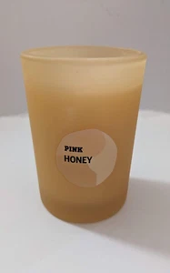 Victoria's Secret PINK HONEY Candle 6.3oz Scented Vanilla Dahlia Glass - Picture 1 of 5