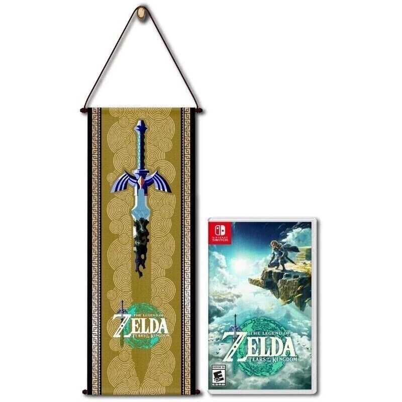 The Legend of Zelda Tears of the Kingdom Nintendo Switch Exclusive Gold Scroll - Image 1 of 1