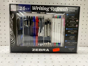 Juego de bolígrafos Zebra Writing Refresh 26 unidades con resaltadores + lápices mecánicos - Imagen 1 de 8
