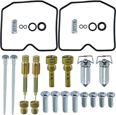 Carburetor Rebuild Carb Repair Kit For 1996 -2009 Kawasaki Vulcan 500 EN500C LTD Foto 1 de 4