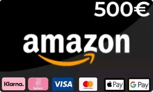 500€ Euro Amazon Gutschein Gutscheincode Geschenk Guthaben Code - Bild 1 von 1