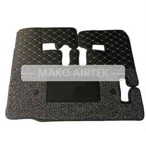 BLACK Cab Floor Rubber Mat Carpet Fits CAT Caterpillar E70B 120B 200B - Picture 1 of 1