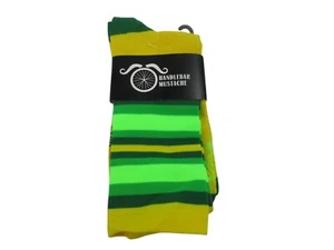 Lenker Schnurrbart Luftfahrer D-Logo Doppelmanschette mehrfarbige Nylon Socken Größe Large - Bild 1 von 5