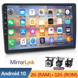 9" Doppel 2 DIN Autoradio Radio Android 10 GPS NAV Wifi Touchscreen 2GB+32GB - Bild 1 von 23