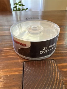 NEW Compusa 25 Pack DVD+RW 2.4x 4.7gb 120 Min Video Rewriteable discs - SEALED - Picture 1 of 6