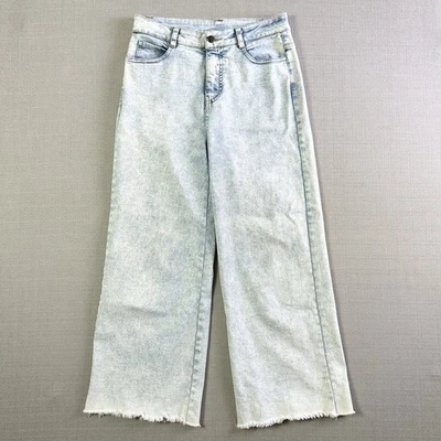 Entro Light Acid Wash Womens Wide Leg Jeans 27 - Image 1 of 4