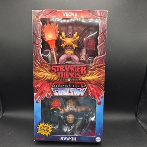 Figura Mattel MOTU Origins Stranger Things He-Man Vecna 5,5 pulgadas paquete de 2 - Imagen 1 de 9