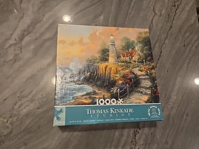 Thomas Kinkade Studios The Light Of Peace 1000 PC Puzzle Brand New Ceaco - Image 1 of 4