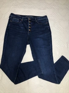 Neu Universal Thread Damen Jeans High Rise Skinny 18/34R Winter Brushed Denim - Bild 1 von 14