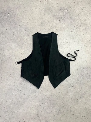 Ann Demeulemeester Suede Cotton Vest Size S - Image 1 of 4