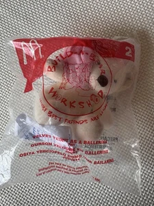 Velvet Teddy Ballerina Mcdonalds Build A Bear Workshop Toy Figure 2006 #2 New - Picture 1 of 2