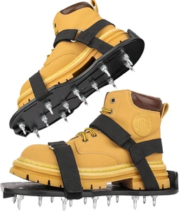 Epoxy Boden Spikes Schuhe komplett montiert Gunite Spikes Schuhe mit 3/4" Short Spi - Bild 1 von 12