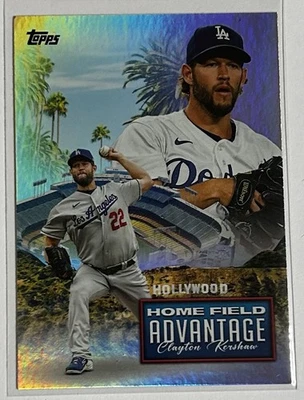 2024 Topps Series 1 - Home Field Advantage Clayton Kershaw #HFA-2 Dodgers - Image 1 of 2