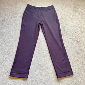 Pantalone brindisi taglia 14 L30” misto lana bordeaux tasche gamba affusolata elegante - Foto 1 di 9