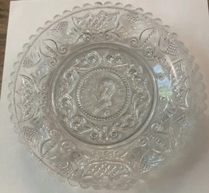 Antique Henry Clay 3 1/4”Sandwich Glass Cup Plate Clear Circa 1850 Mass. - Picture 1 of 9
