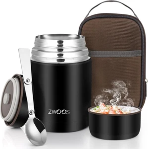 800Ml Thermos Alimenti Caldi, Acciaio Inossidabile 316 Contenitore Termico per A - Foto 1 di 12