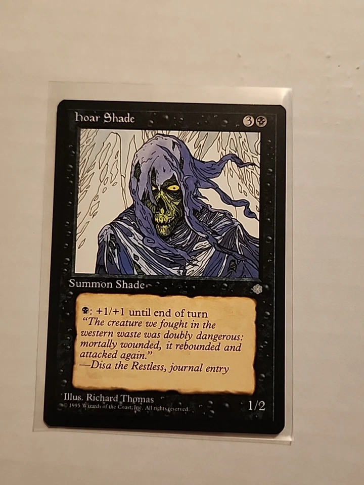 Hoar Shade - Ice Age - MTG Magic - Common - Black Creature - Image 1 of 1