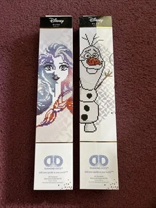2 Disney Diamond Dotz Diamond Facet Art Kit Elsa & Olaf - Picture 1 of 6