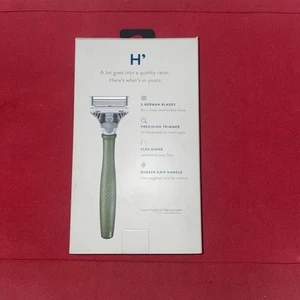 Harry’s 5 Blade Razor Green Handle New  - Picture 1 of 4