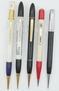 5 Redipoint 1.1mm & 0.9mm Mechanical Pencils - 1940-50's - Picture 1 of 2