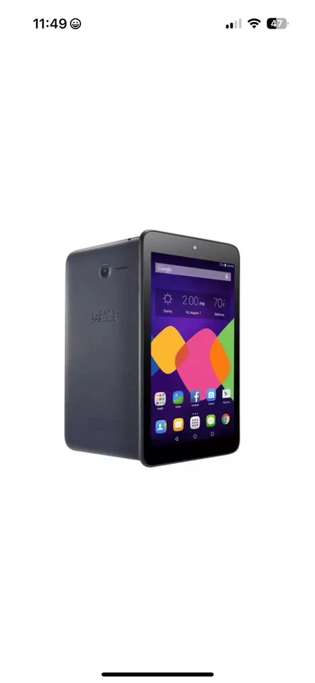 Alcatel OneTouch Pixi 7 9007T Wi-Fi Tablet - Black - Image 1 of 3