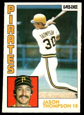 1984 O-Pee-Chee VTG OPC Baseball Jason Thompson Pittsburgh Pirates #355 - Image 1 of 2