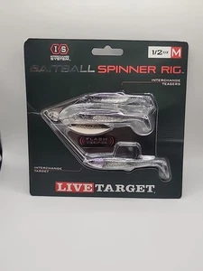 Live Target BaitBall  Spinner Rig 1/2 oz Purple Pearl/Silver Factory Sealed New  - Picture 1 of 5