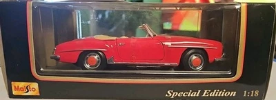 Mercedes-Benz 190SL Maisto 1955 de colección edición especial escala 1:18 nuevo en caja diecast Foto 1 de 2