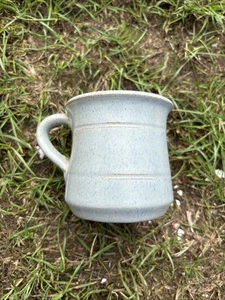 Studio Pottery St Nectans Tintagel Cornwall Coffee/Tea Mug Light Blue 1955 - Picture 1 of 4
