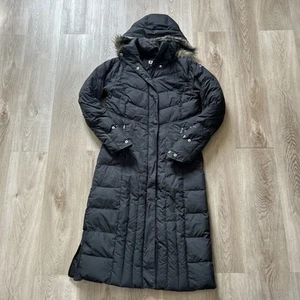 Abrigo Columbia Omni Shield Mujer Pequeño Largo Negro Plumón Parka Con Capucha Piel Sintética - Imagen 1 de 12