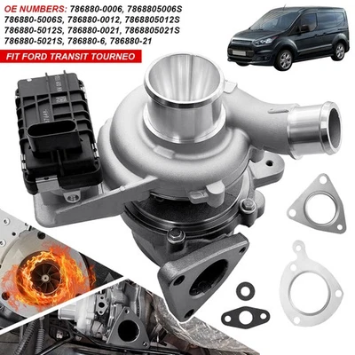 Turbocharger + Actuator w/ Gasket for Ford Transit Tourneo Custom 2.2TDCi 786880 - Image 1 of 4