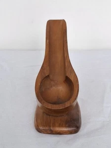 Vintage Wooden Pipe Stand 1 Pipe Freestanding Stand Mid-century - Picture 1 of 6