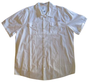 NUEVO CON ETIQUETAS Disney Blanco SS Camisa de Vestir Botón Abajo Talla XL Perlado Botón Broches Mickey - Imagen 1 de 6